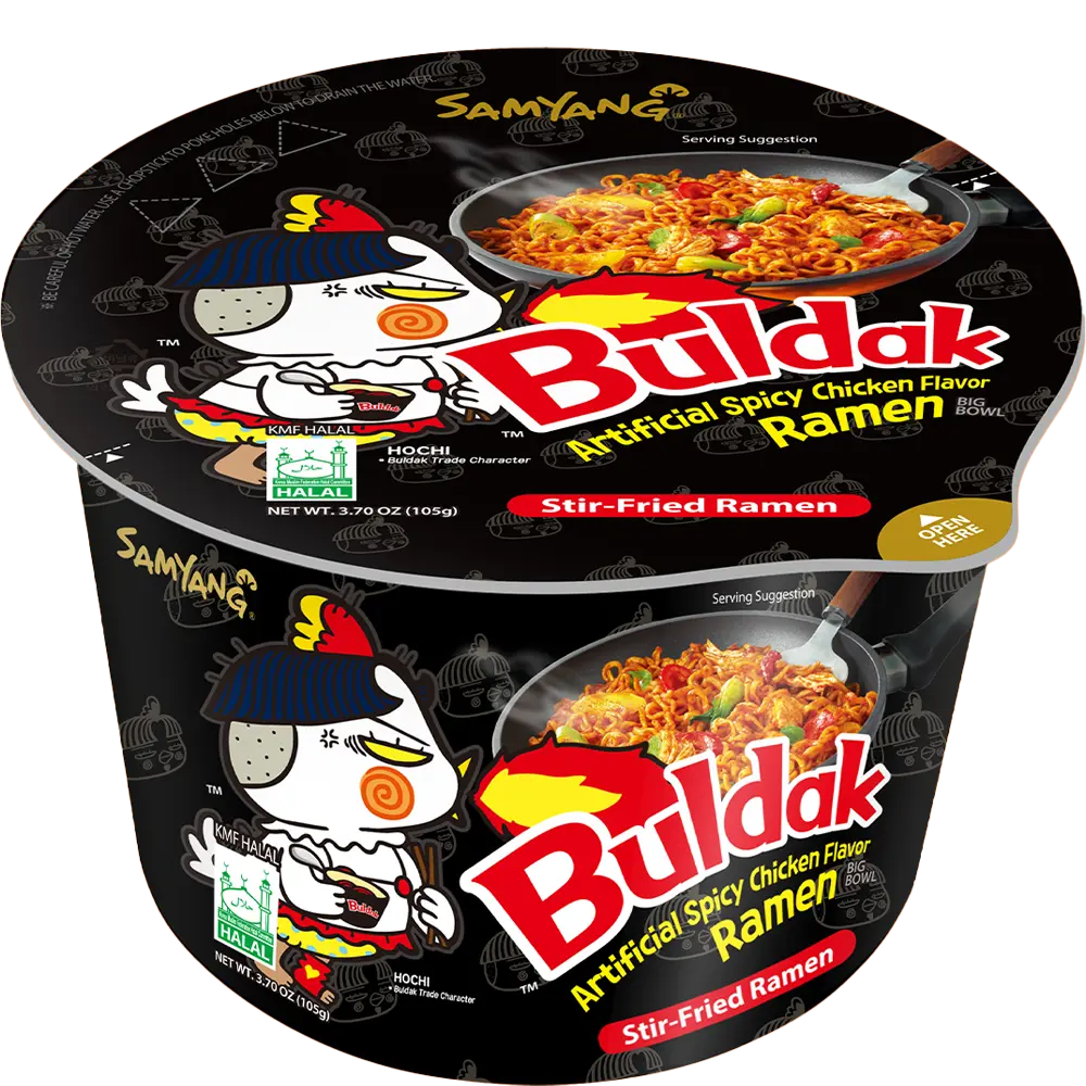 Samyang Buldak Hot Chicken Flavor Instant Ramen Big Bowl