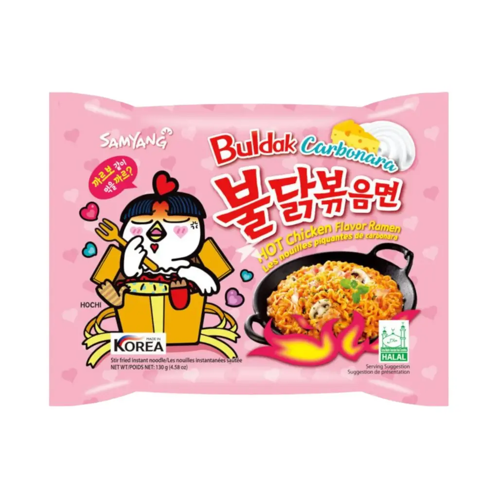 Samyang Buldak Carbonara Hot Chicken Flavored Instant Ramen 