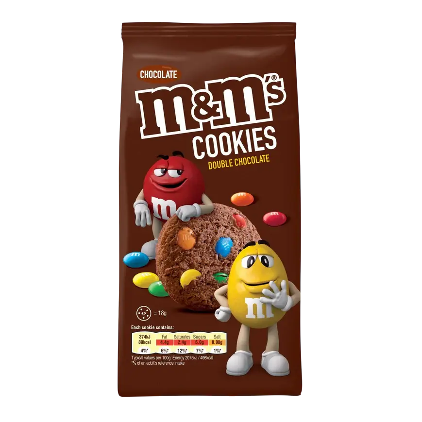 M&M's Double Chocolate Cookies