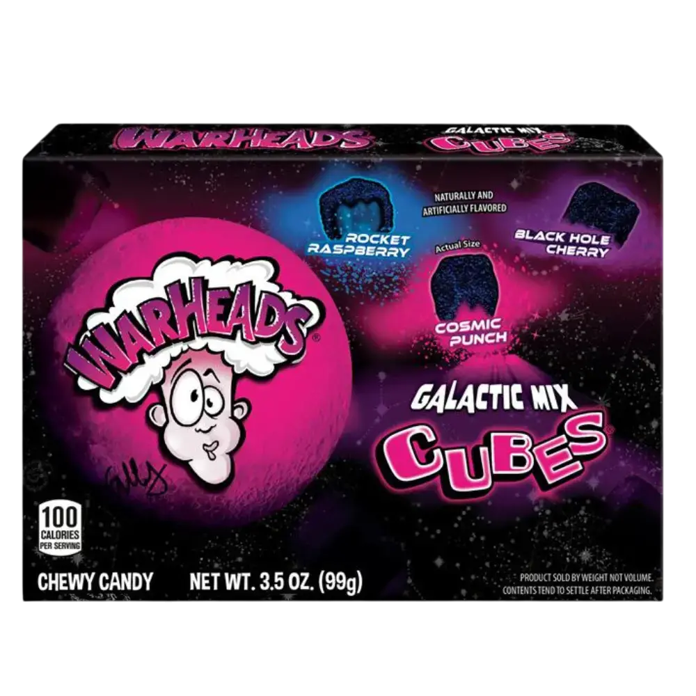 Warheads Galactic Mix Cubes