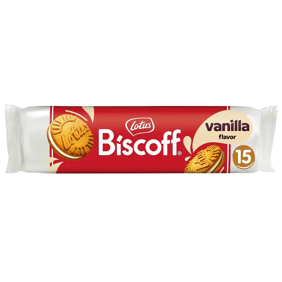 Lotus Biscoff Sandwich Biscuits Vanilla Cream
