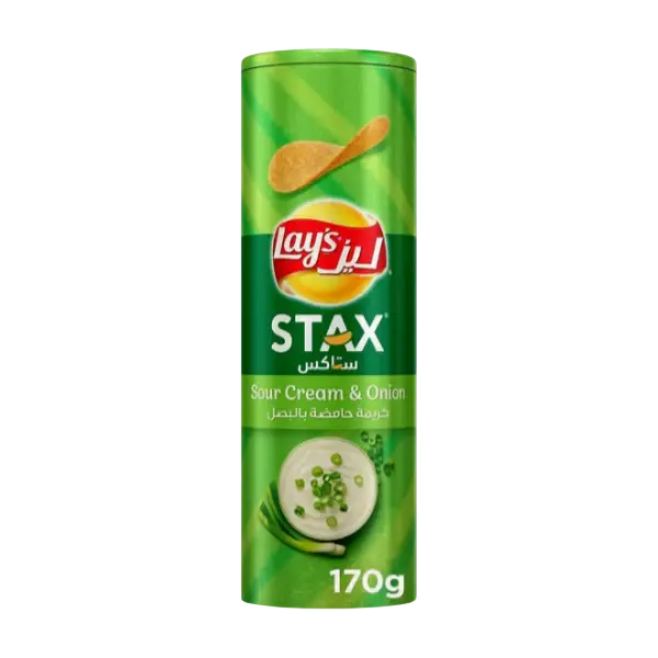 Lays Stax Sour Cream & Onion 170g