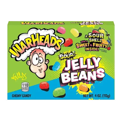 Warheads Sour Jelly Beans