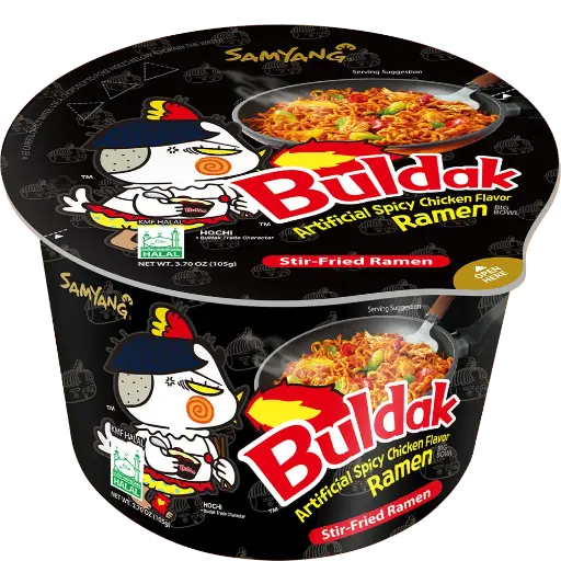 Samyang Buldak Hot Chicken Flavor Instant Ramen Big Bowl
