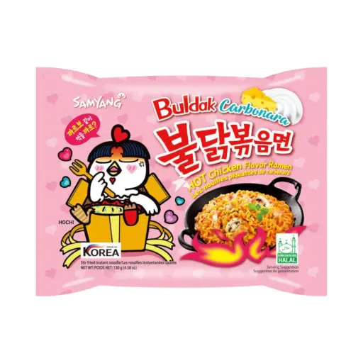 Samyang Buldak Carbonara Hot Chicken Flavored Instant Ramen 