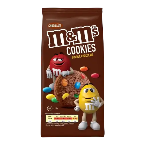 M&M's Double Chocolate Cookies