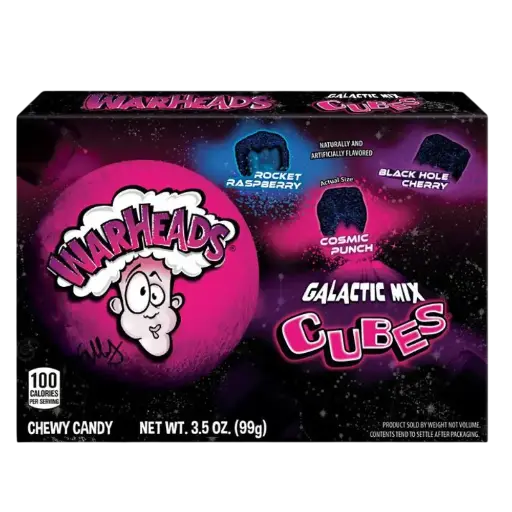 Warheads Galactic Mix Cubes