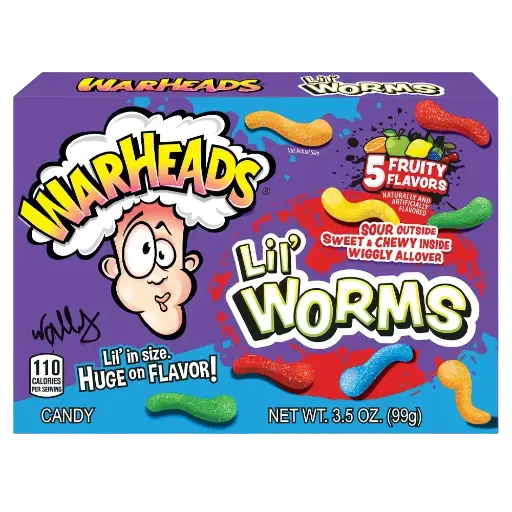 Warheads Lil Worm Gummi