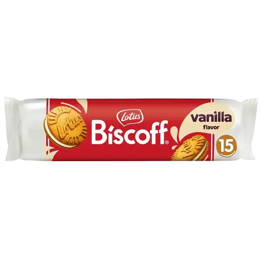 Lotus Biscoff Sandwich Biscuits Vanilla Cream