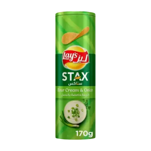 Lays Stax Sour Cream & Onion 170g